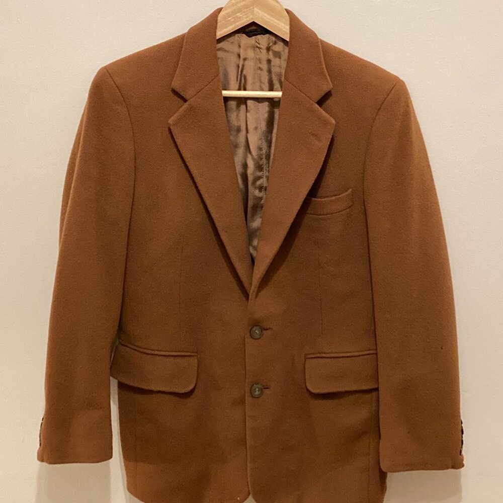 Wool sport coat, 36 S, fits like a 34 S, Orange